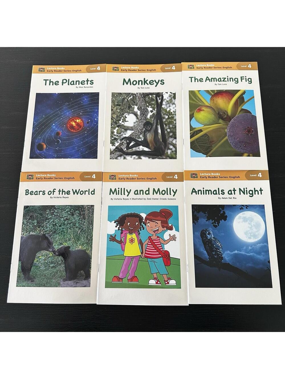 Lectura Books Level 4 Early Readers Series For Bilingual Readers 6 Books New